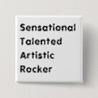 S.T.A.R 15 CM SQUARE BADGE