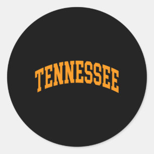 S Tennessee Tn Throwback Classic Round Sticker