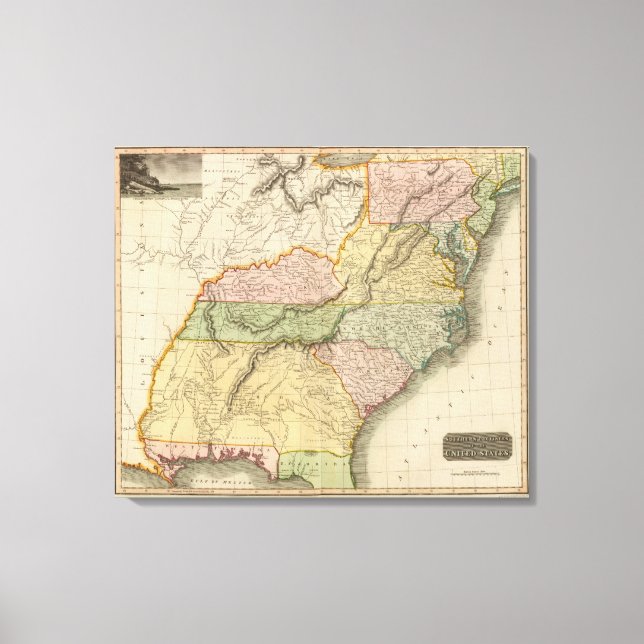 S United States Canvas Print (Front)