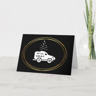 S.W.A.T. Van Christmas Card