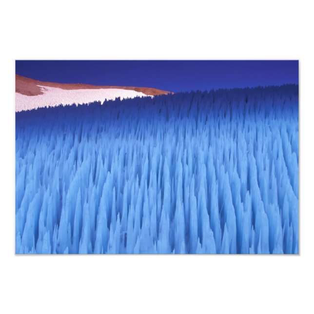 SA, Chile, Coquimbo Region, Nieve Penitente; Photo Print (Front)