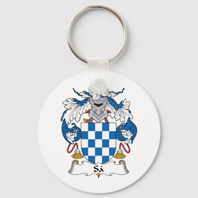 Sa Family Crest Key Ring (Front)