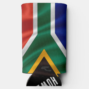 SA Flag Howzit Seltzer Can Cooler