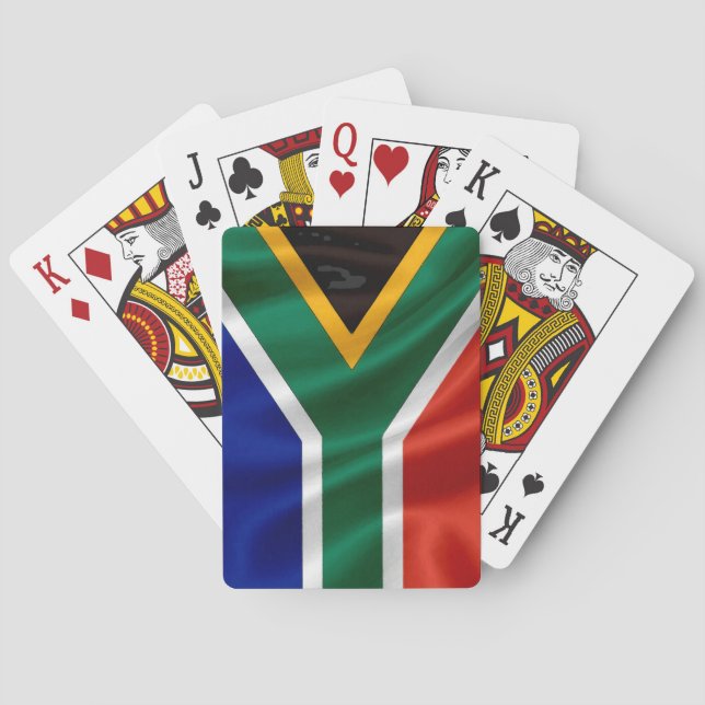 SA Flag   Playing Cards (Back)