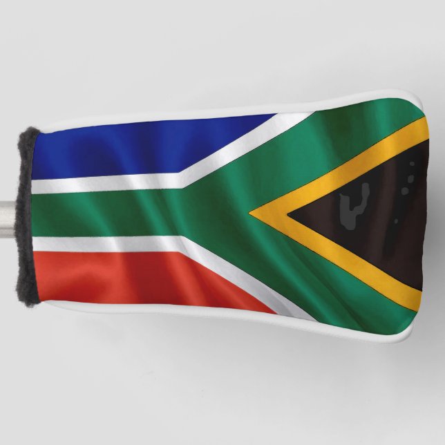 SA Flag Putter  Golf Head Cover (Front)