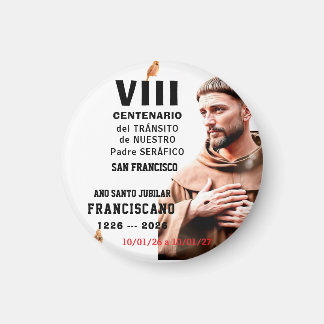 Sa  Francisco de Assisi Glossy Poster Magnet