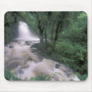 SA, Peru, S.H. Machu Picchu, Cascade and cloud Mouse Mat