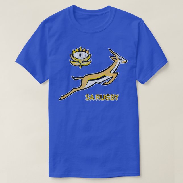 SA Rugby Vintage Springbok T-Shirt (Design Front)