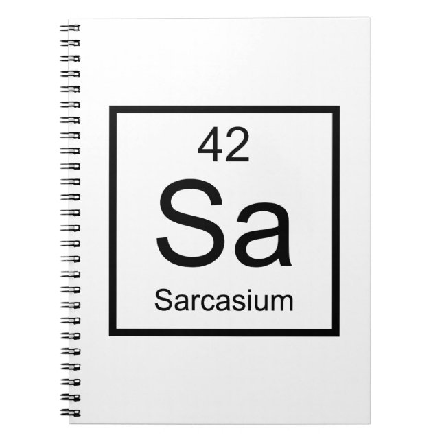 Sa Sarcasium Element Notebook (Front)