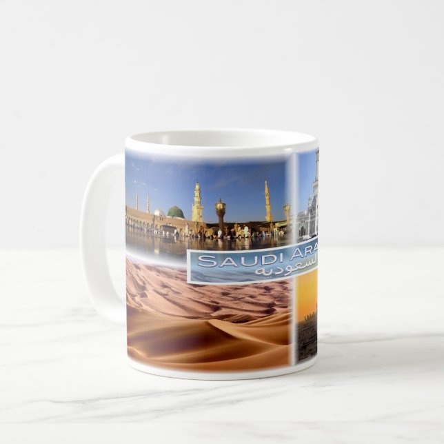 SA Saudi Arabia - Mosque of the Prophet in Medina Coffee Mug (Front Left)