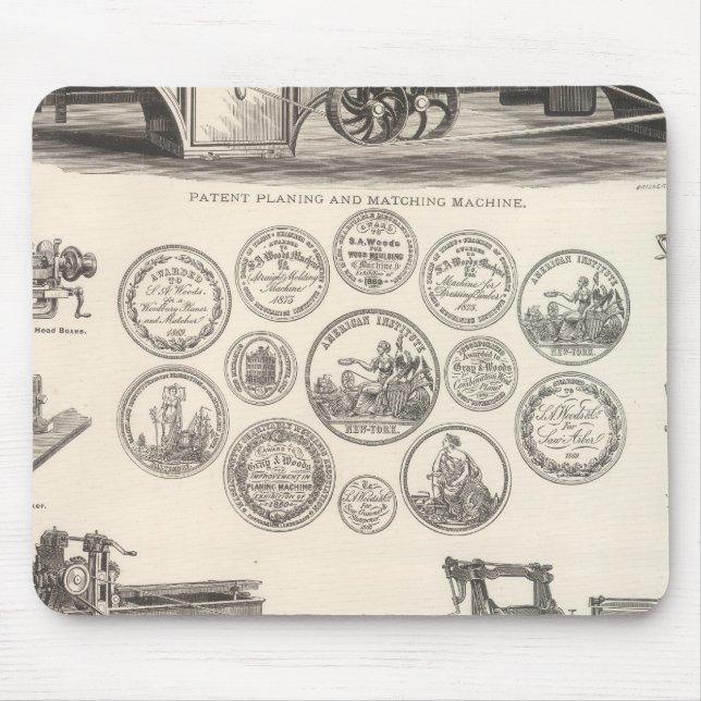 SA Woods Machine Company Mouse Mat (Front)