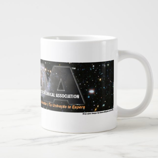 SAAA logo bumpersticker Large Coffee Mug (Right)