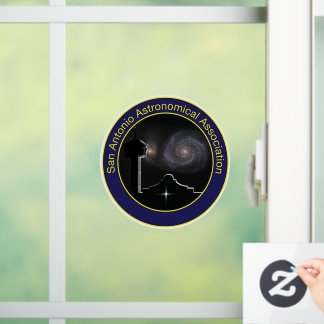 SAAA logo clear window cling