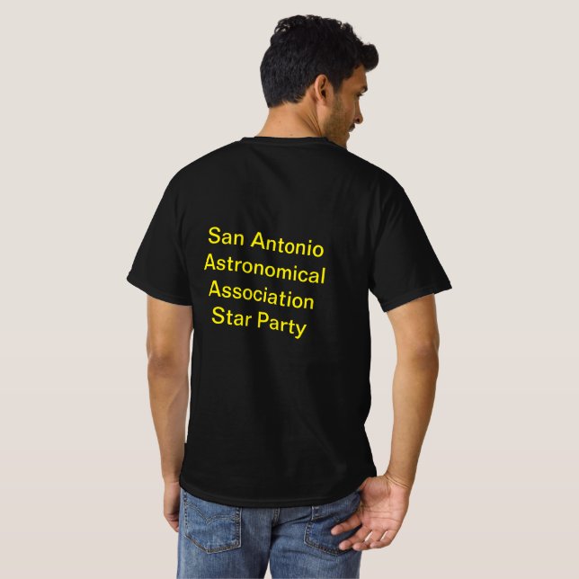 SAAA  logo Men's T-shirt (Back Full)