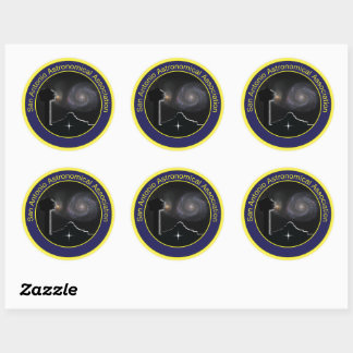 SAAA logo wall decals Classic Round Sticker