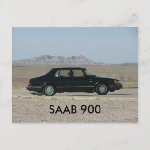 SAAB 900 POSTCARD