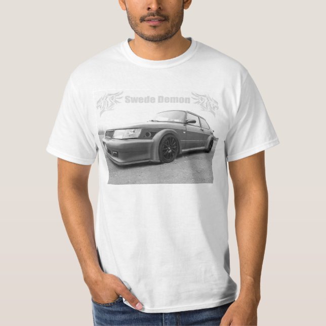 SAAB 900 Swede Demon T- Shirt (Front)