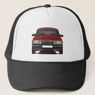 Saab 900 turbo (red) trucker hat