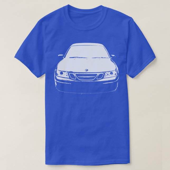 Saab 93 OG 1st generation classic monoblock white T-Shirt (Design Front)