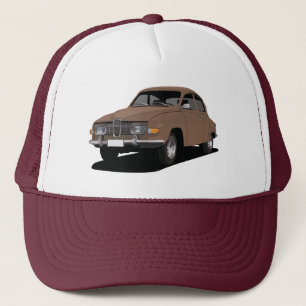 Saab 96 in six colors trucker hat