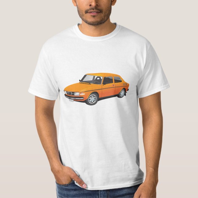 SAAB 99 orange T-Shirt (Front)