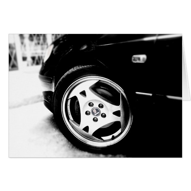 Saab Aero (klingon) wheel (Front Horizontal)