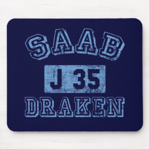Saab Draken - BLUE Mouse Mat
