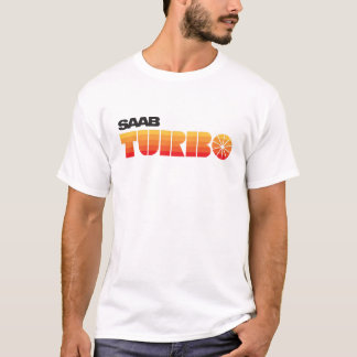 SAAB Turbo retro look badge stripes T-Shirt