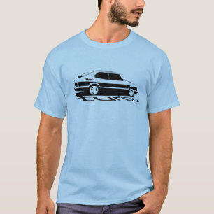 Saab Turbo Vintage black graphic Tshirt