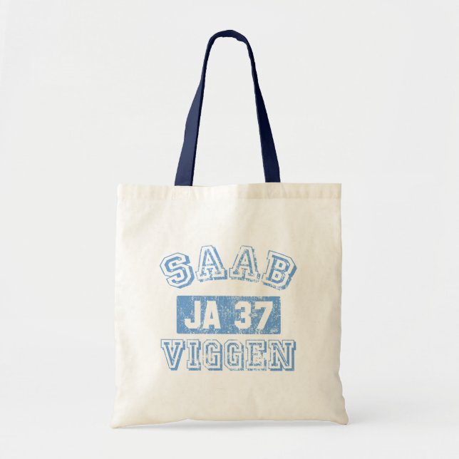 Saab Viggen - BLUE Tote Bag (Front)
