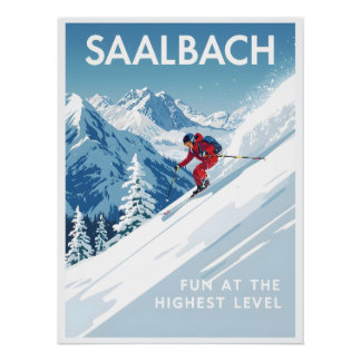 Saalbach - Glemmtal - Austria Poster