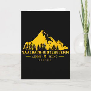 Saalbach Hinterglemm Austria Ski Resort Alpine Ski Card