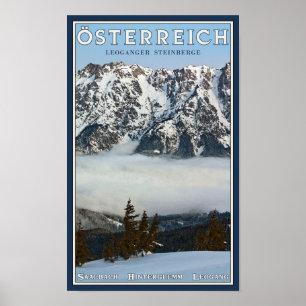 Saalbach - Valley Fog Poster