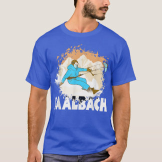 Saalbach Winter Sports Design Skier Snowboard  T-Shirt