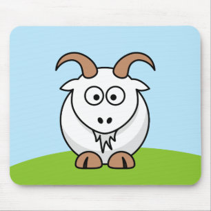 Saanen Goat Mouse Mat
