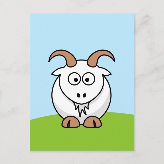 Saanen Goat Postcard (Front)