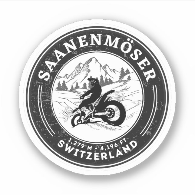 Saanenmöser Pass swiss–alps motorcycle tour (Front)