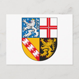 Saarland Coat of Arms Postcard