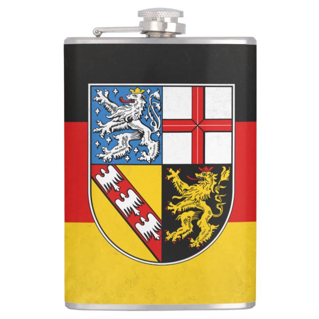 Saarland Hip Flask (Front)