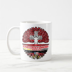 Saarland Saarländisch Schweizer Schweiz Baum Coffee Mug