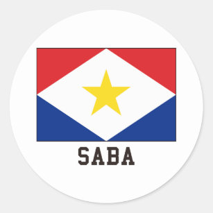Saba Classic Round Sticker