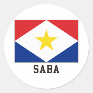 Saba Classic Round Sticker
