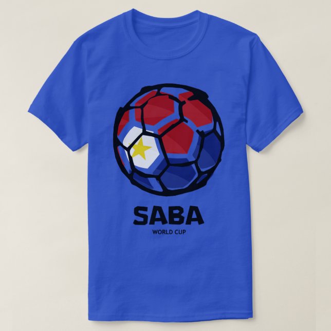 Saba  Country Flag T-Shirt (Design Front)