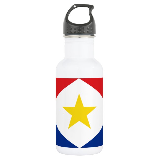 Saba Flag 532 Ml Water Bottle (Front)