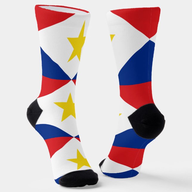 Saba Flag Socks (Angled)