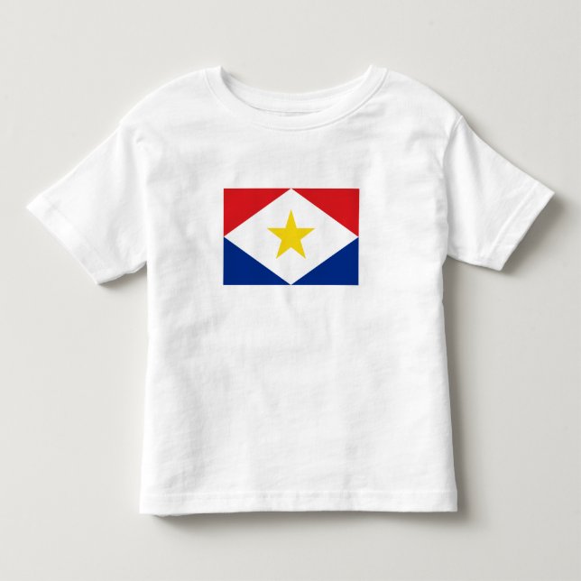 Saba Flag Toddler T-Shirt (Front)