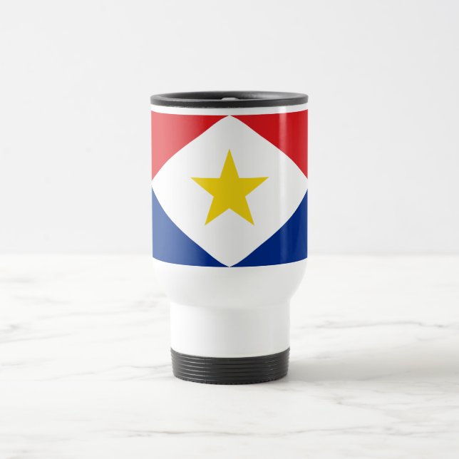 Saba Flag Travel Mug (Center)