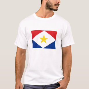 saba island flag Netherlands country region T-Shirt