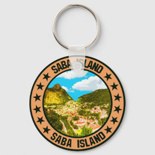 Saba Island                                        Key Ring