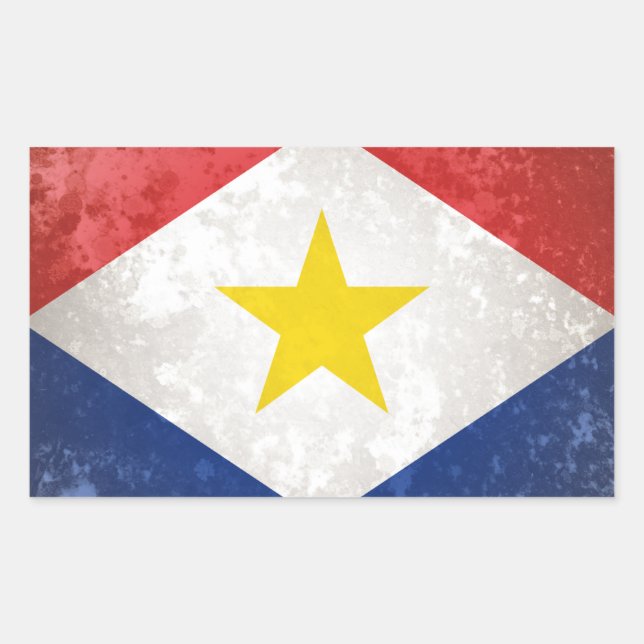 Saba Rectangular Sticker (Front)